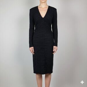 NWT - H&M Fitted Dress Crimped Effect Size M